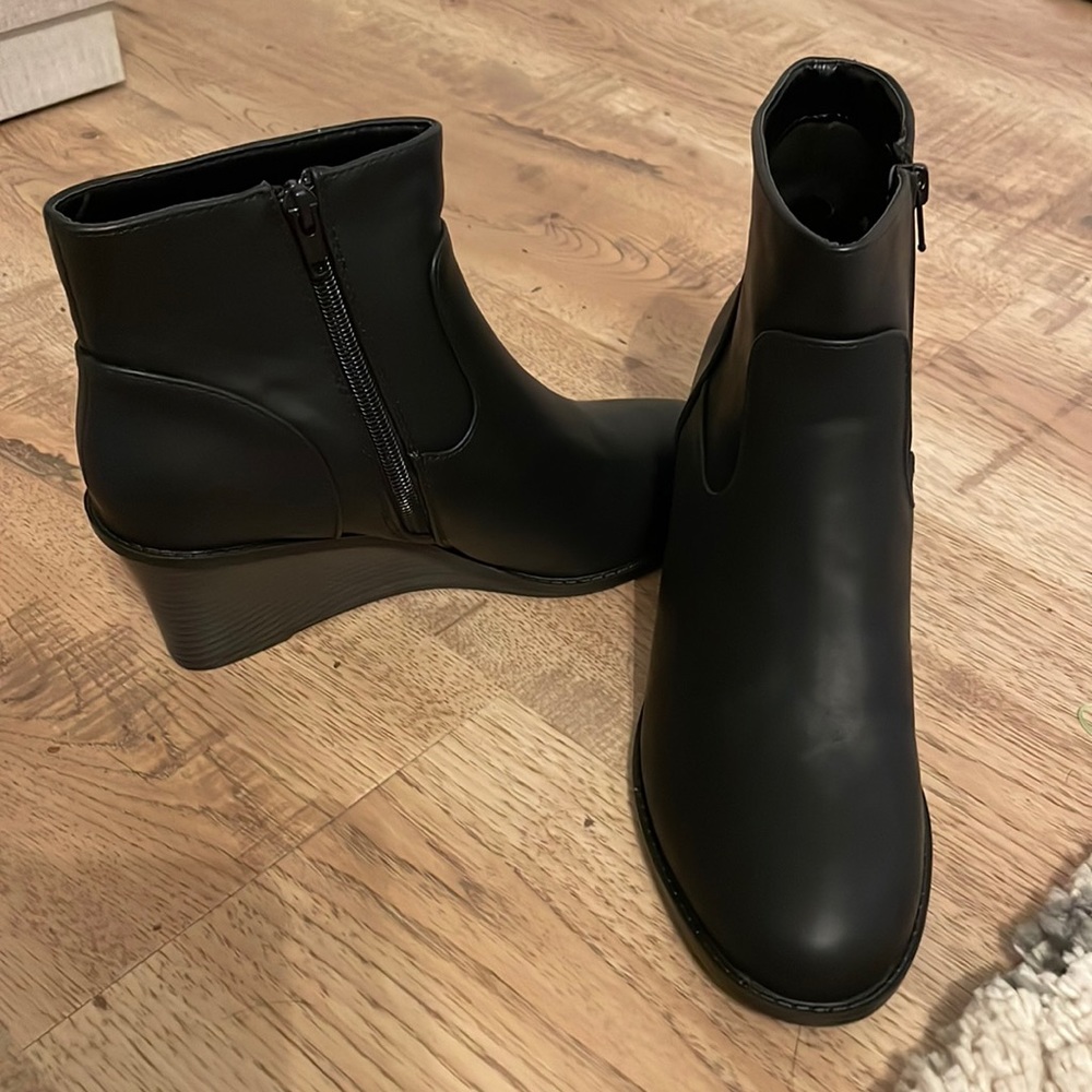Black booties